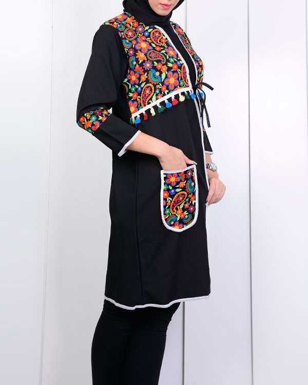 مانتو زنانه طرح سنتی مدل 0509