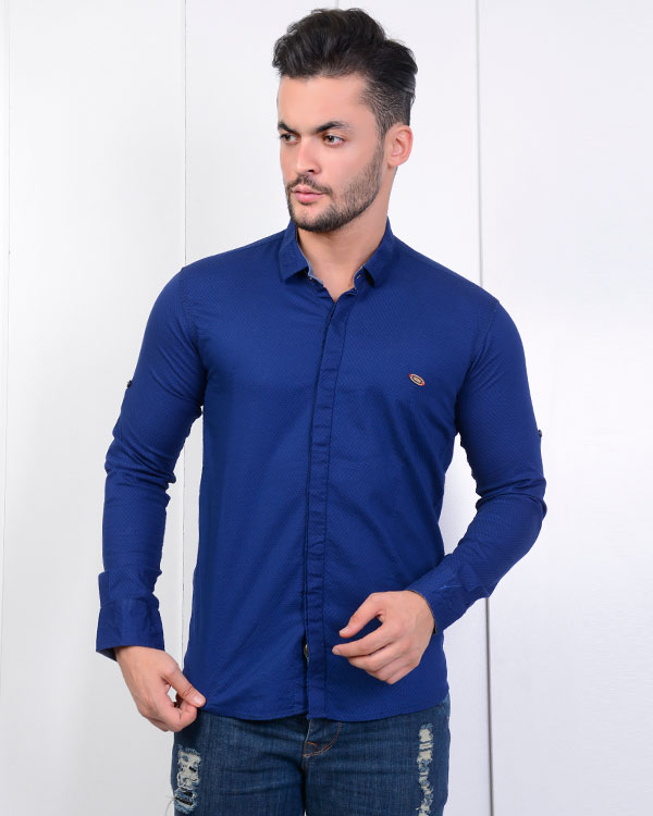 پیراهن مردانه خاویاری مدل 0390