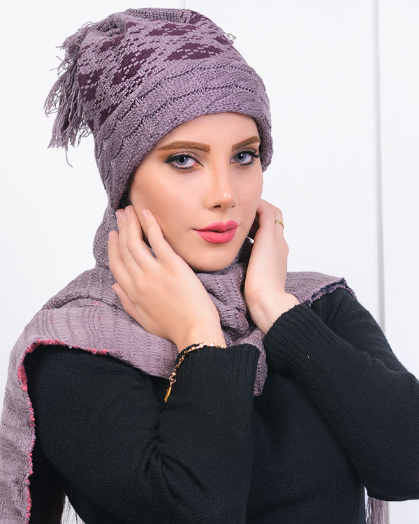 کلاه بافت ریش دار مدل 0303