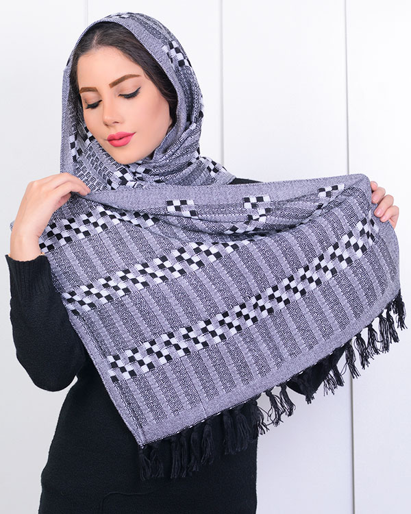 شال پاییزه طرح شطرنجی مدل 0251