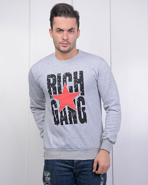 تی شرت پاییزه طرح Rich مدل 0198