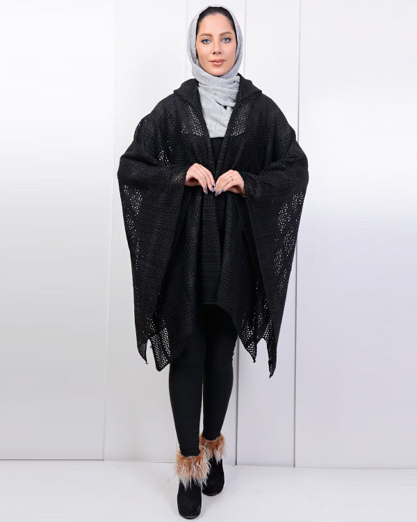مانتو پانچ شنلی مدل 0190