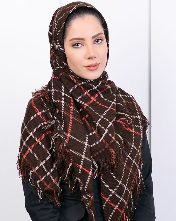 روسری پاییزه طرح Burberry مدل 0171