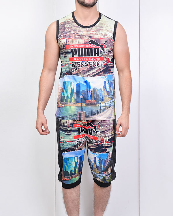 ست مردانه طرح puma مدل 0112