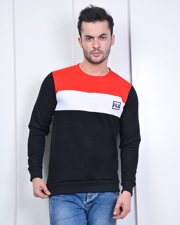 تی شرت پاییزه طرح Fila مدل 1351