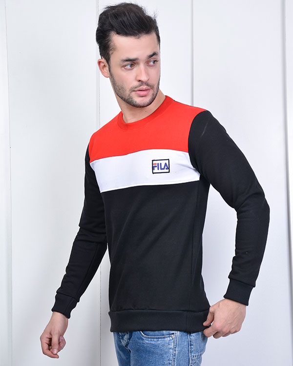 تی شرت پاییزه طرح Fila مدل 1351