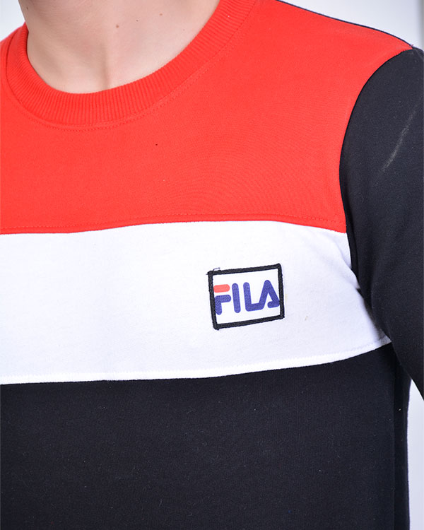 تی شرت پاییزه طرح Fila مدل 1351