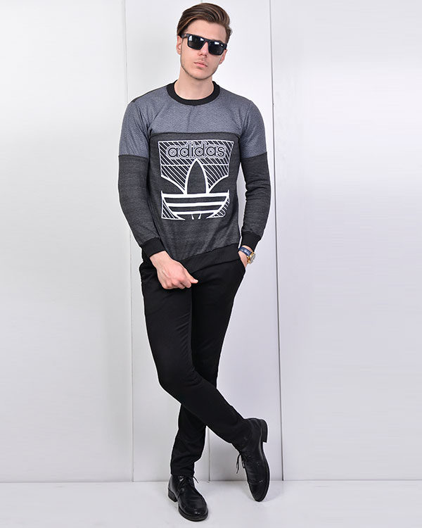 تی شرت پاییزه طرح adidas مدل 1296
