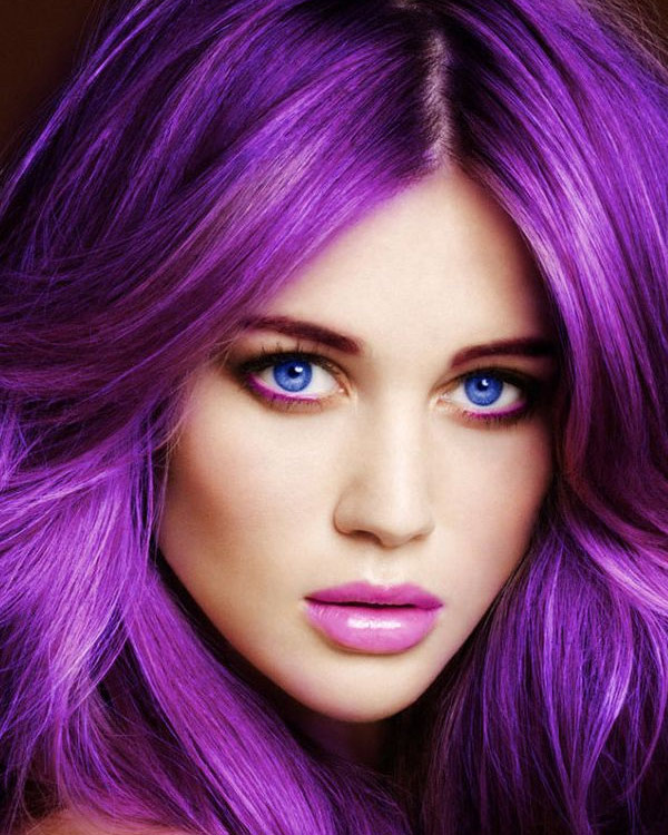 شامپو رنگ Hot Purple شماره62