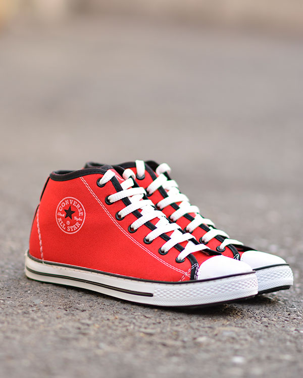 کفش نیم بوت طرح All star مدل 1245