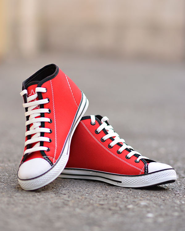 کفش نیم بوت طرح All star مدل 1245