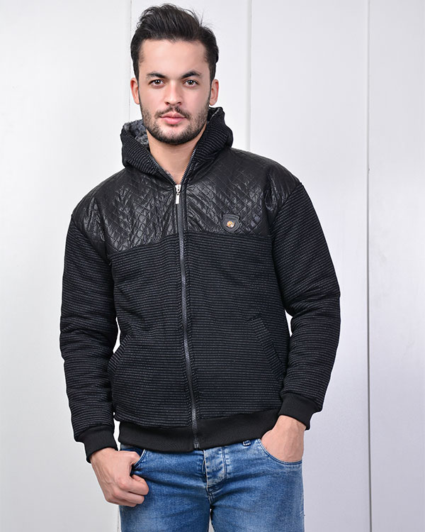 سوئیشرت مردانه توخزدار مدل 1076
