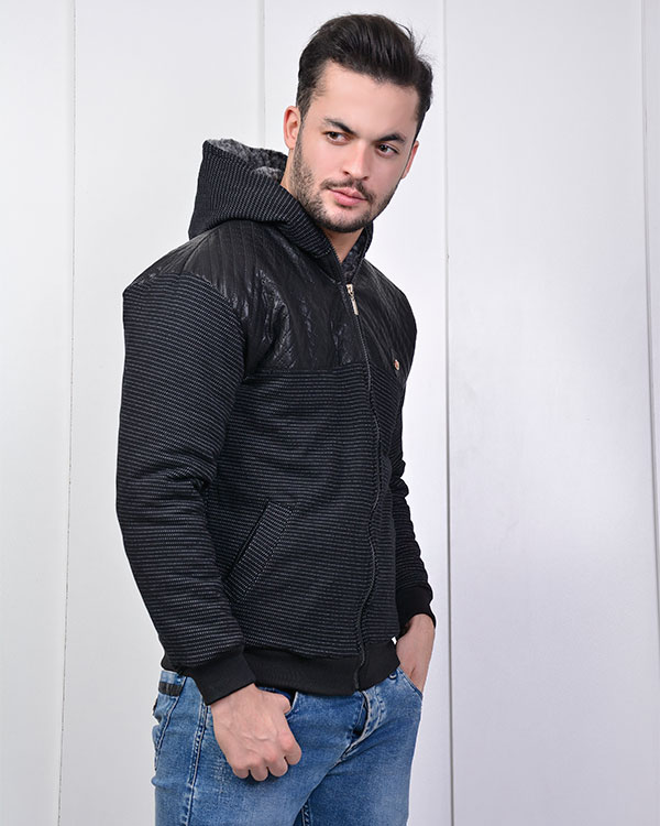 سوئیشرت مردانه توخزدار مدل 1076