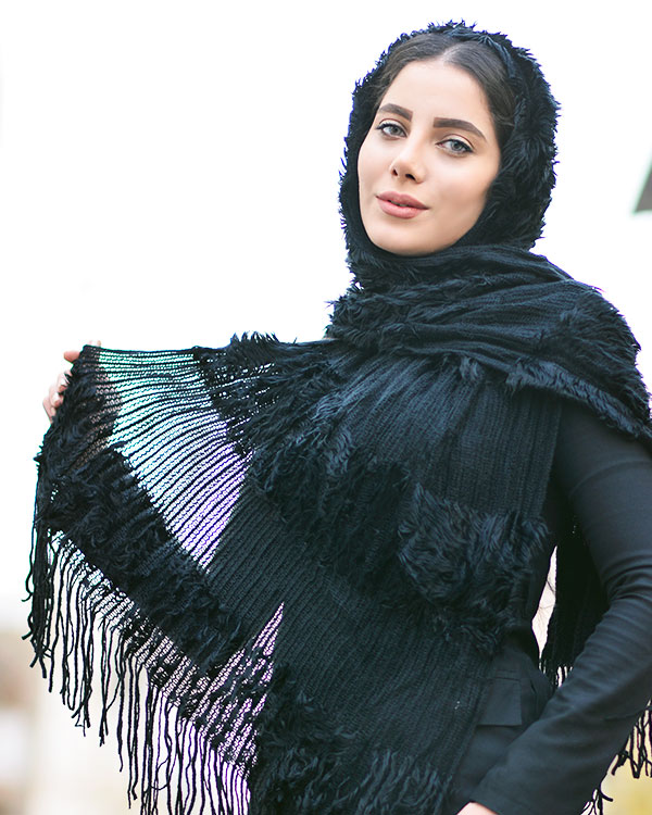 شال بافت خزدار مدل 1016
