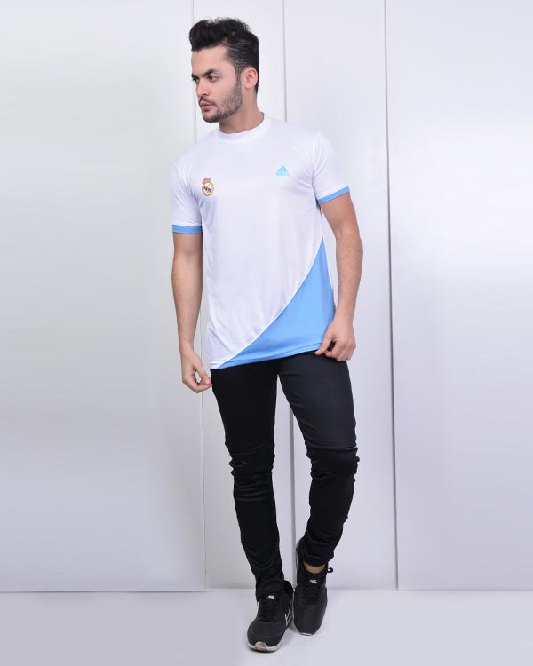 تی شرت ورزشی رئال مادرید طرح adidas مدل0090