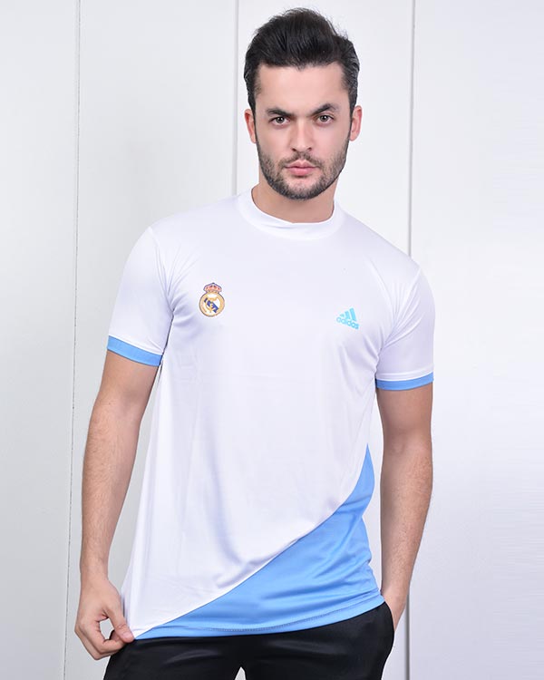 تی شرت ورزشی رئال مادرید طرح adidas مدل0090