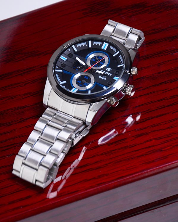 ساعت تمام استیل طرح casio مدل 2021