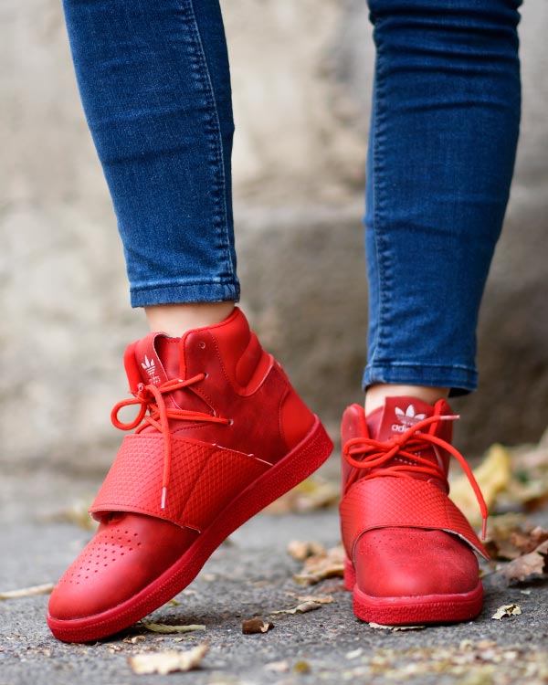 نیم بوت دخترانه طرح adidas مدل0998