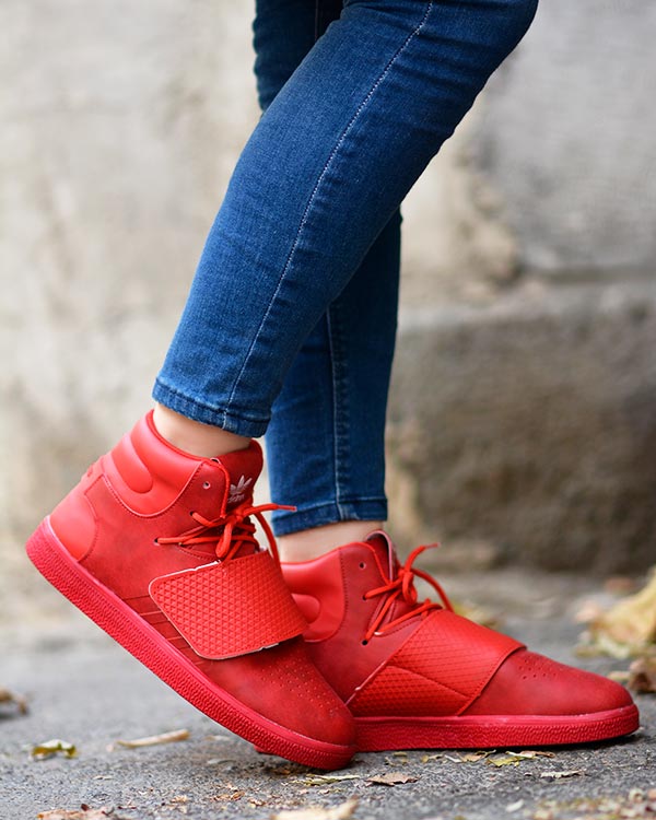 نیم بوت دخترانه طرح adidas مدل0998
