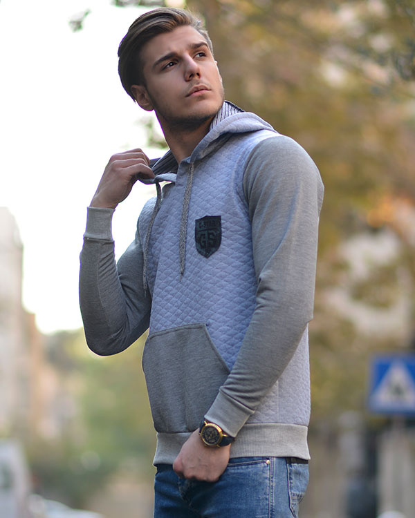 هودی کلاه دار مدل 5696 