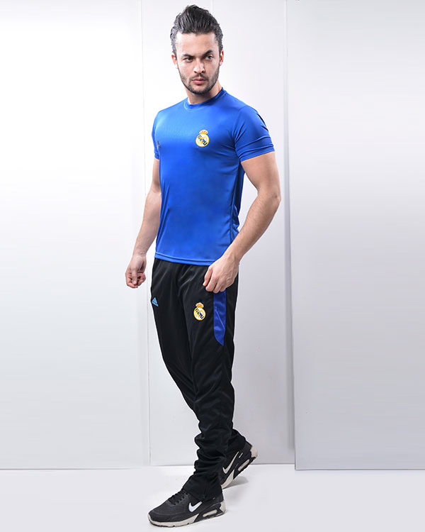 تی شرت ورزشی رئال مادرید طرح adidas مدل 0335 