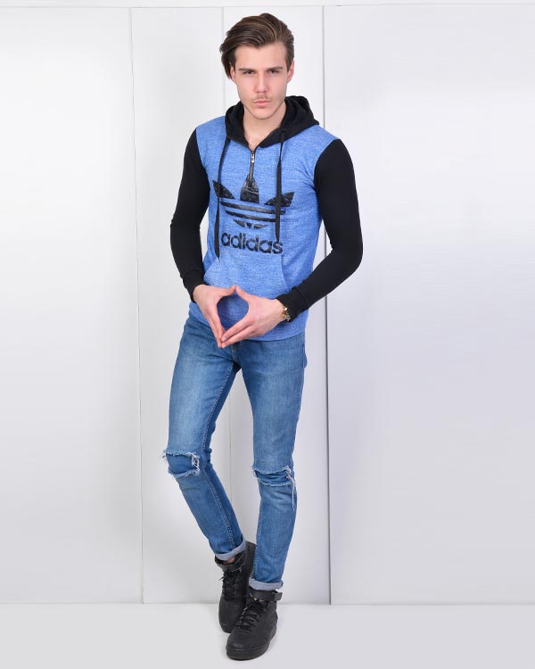 هودی مردانه طرح adidas مدل 0875