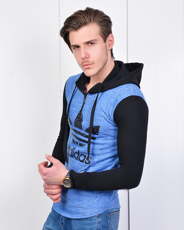 هودی مردانه طرح adidas مدل 0875