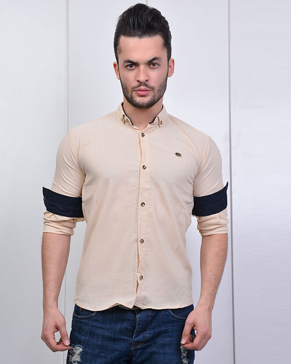پیراهن مردانه چهارخانه ریز مدل 0672