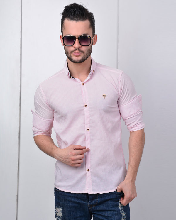 پیراهن مردانه چهارخانه برجسته مدل 0665