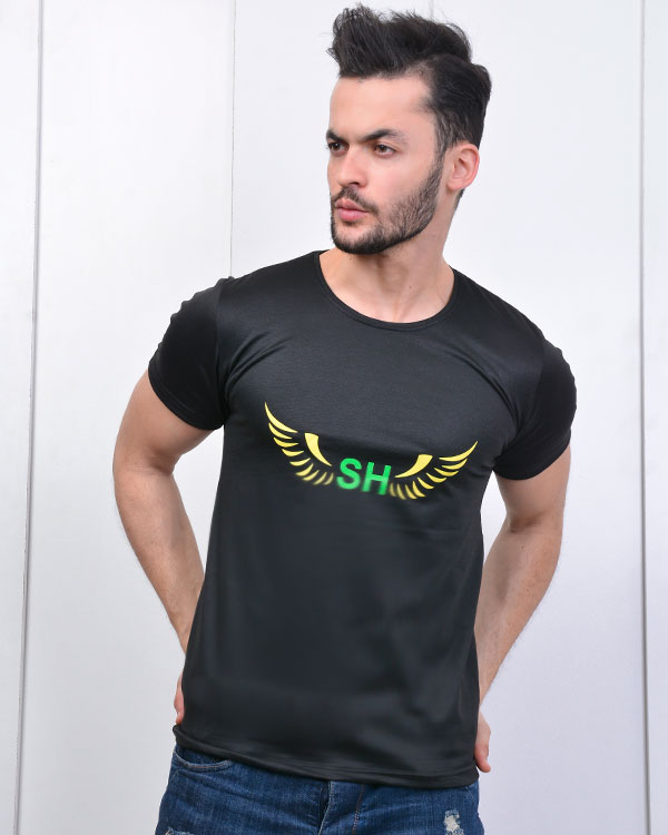 تی شرت مردانه یقه گرد مدل 0585