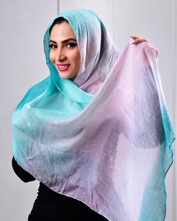 شال رنگین کمان مدل 0566