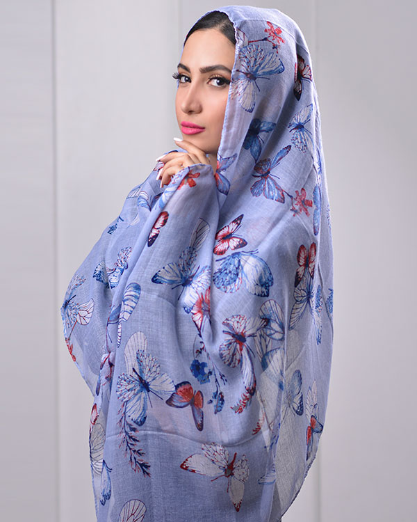 شال نخی پروانه مدل 0567