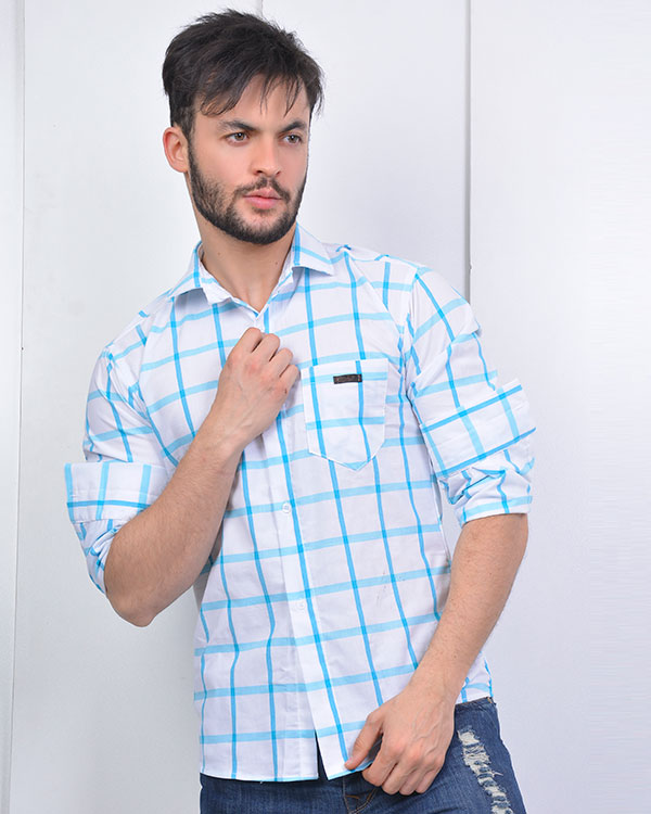 پیراهن مردانه چهارخانه مدل0540