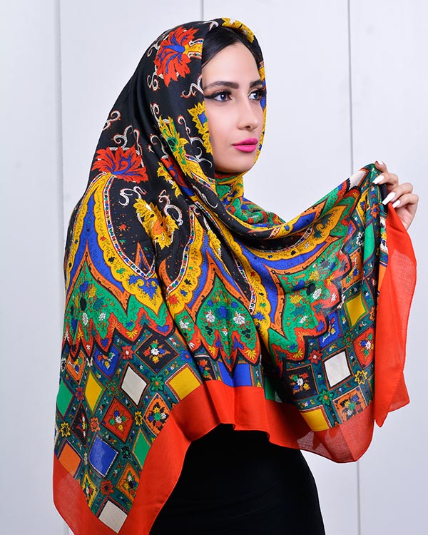 روسری گل درشت مدل 0559