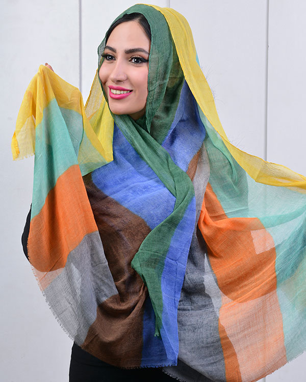 شال رنگی مدل 0556