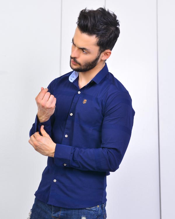 پیراهن مردانه خط مدل 3505