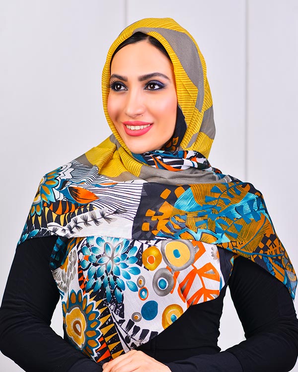 روسری نخی مدل 3522