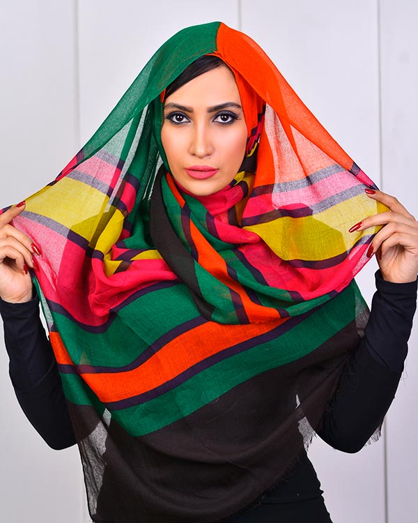 شال نخی مدل 3523