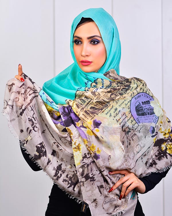 شال نخی مدل 3517