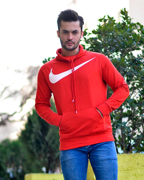 هودی مردانه طرح NIKE مدل 8855