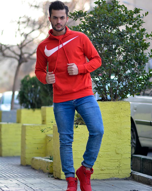 هودی مردانه طرح NIKE مدل 8855