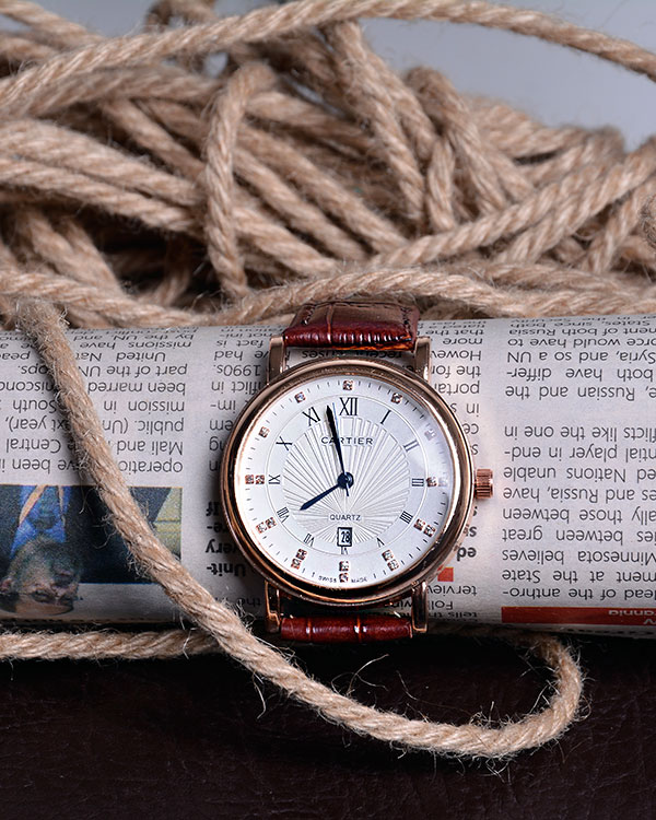 ساعت مچی طرح CARTIER مردانه مدل 3735