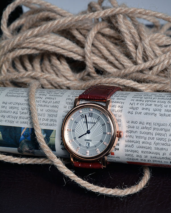 ساعت مچی طرح CARTIER مردانه مدل 3735