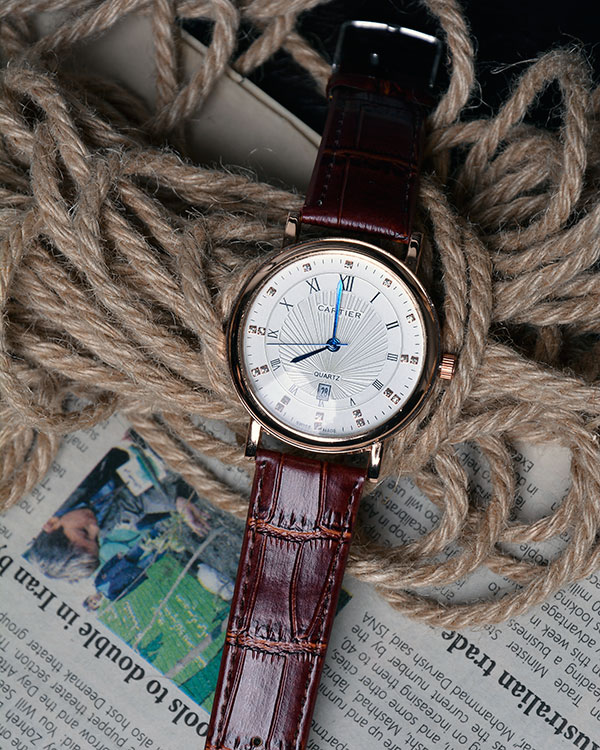 ساعت مچی طرح CARTIER مردانه مدل 3735
