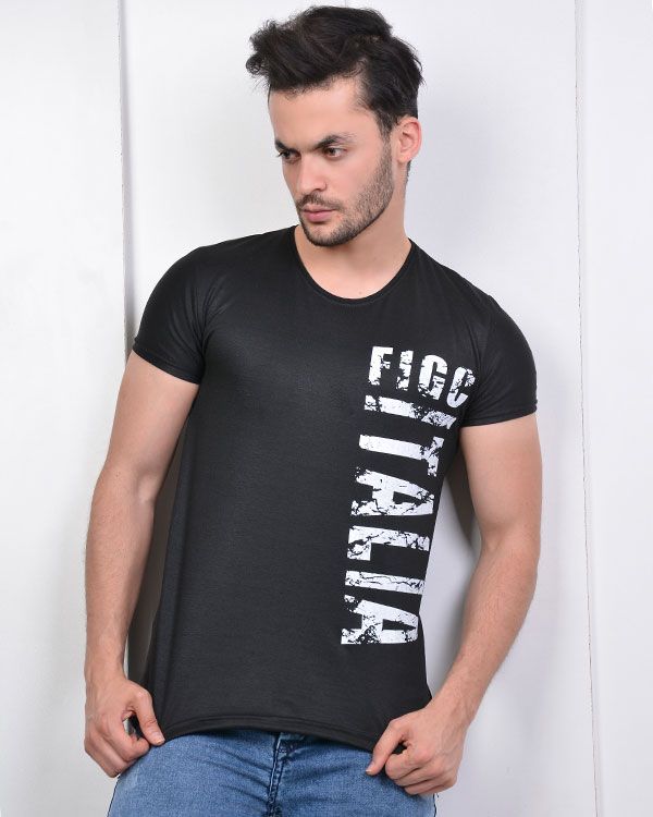 تی شرت مردانه یقه گرد مدل 3346