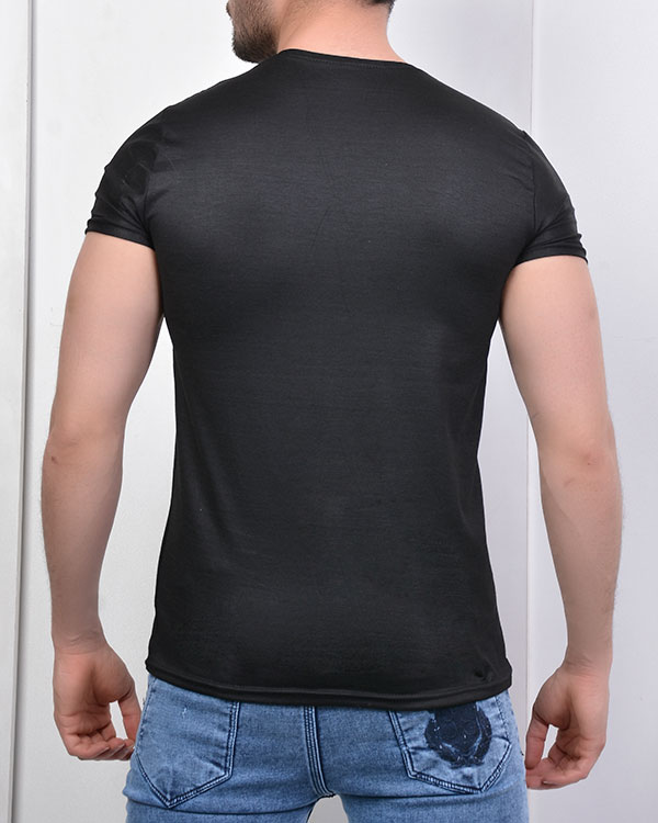 تی شرت مردانه یقه گرد مدل 3346
