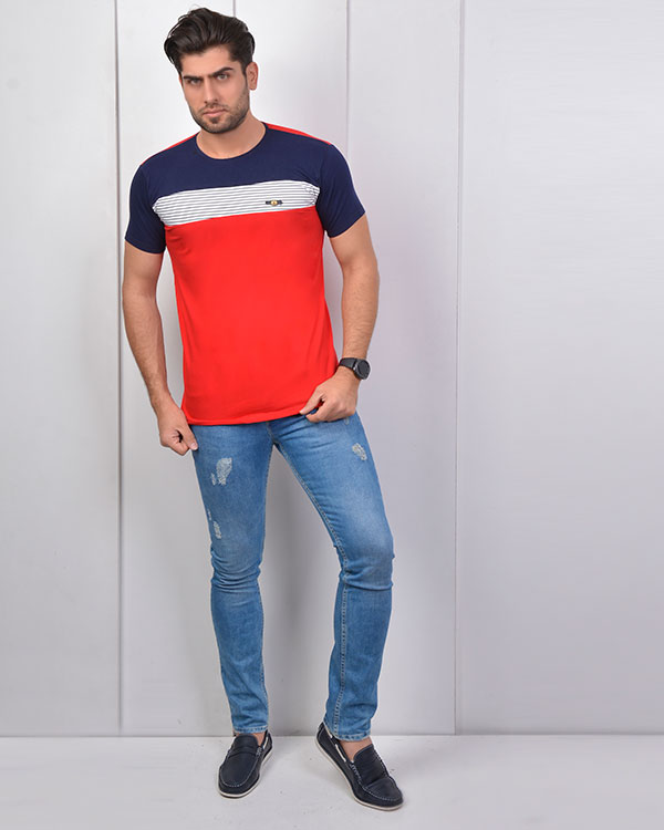 تی شرت یقه گرد دوتیکه مدل 3308