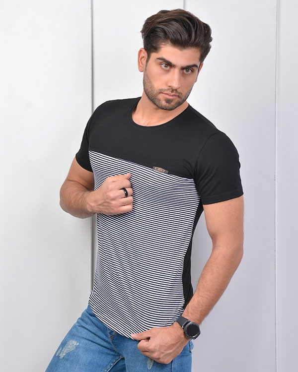 تی شرت مردانه دوتیکه یقه گرد مدل 3307