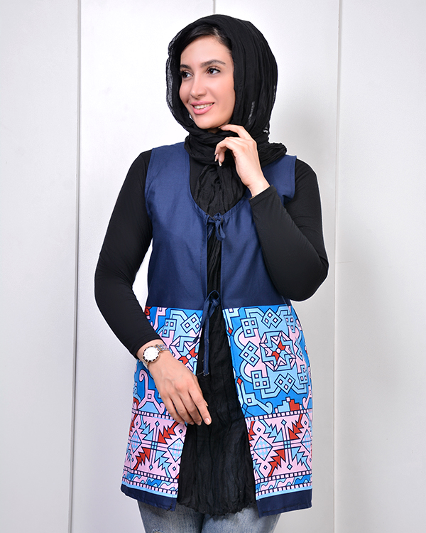 سارافن نخی طرح دار مدل 3272