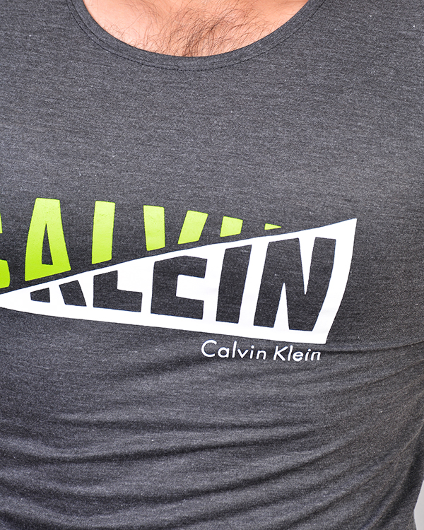 تی شرت مردانه ملانژ CALVIN KLEIN مدل 3260